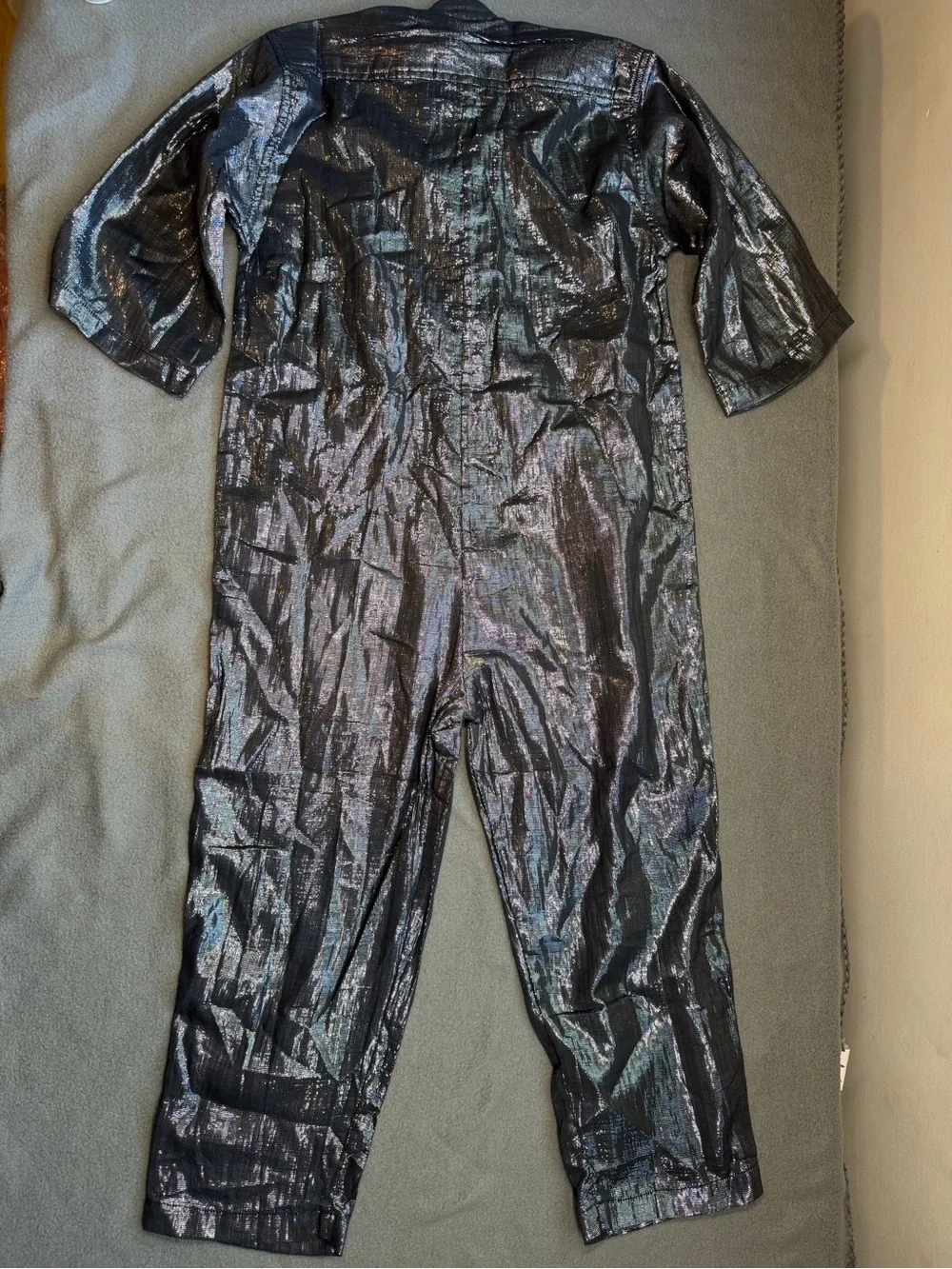 Suzi Kondi Metallic Black Kids Costume Jumpsuit size 6